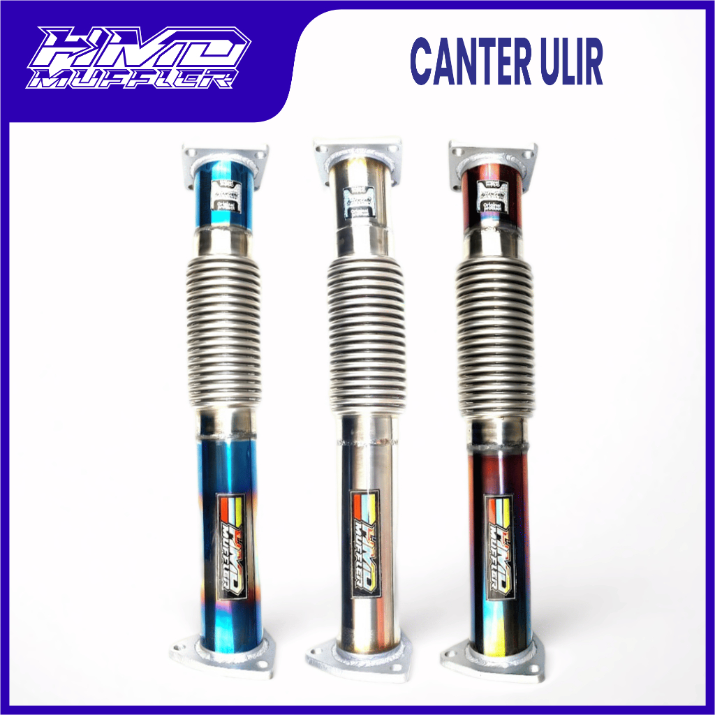 FLEKSIBEL KNALPOT NGIR MODEL ULIR TERBARU PNP UNTUK MOBIL CANTER DOBEL CANTER EURO 2 DLL
