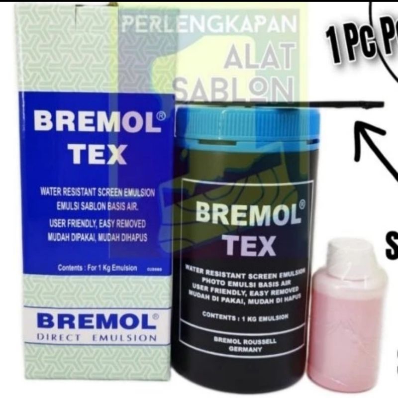 BREMOL TEX BLUE 1KG AFDRUK SABLON