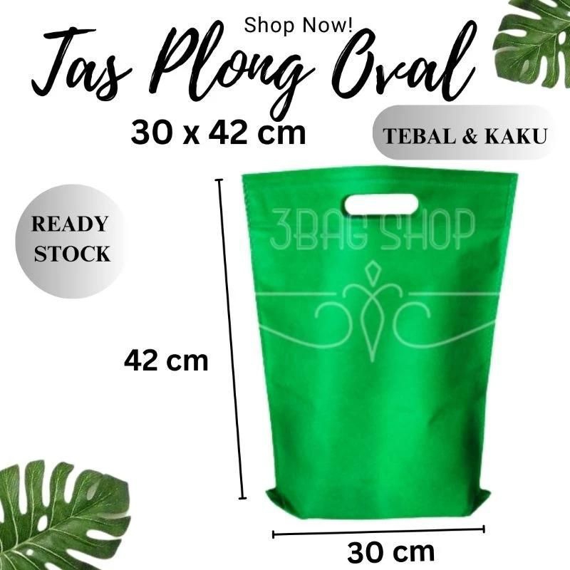 

Tas Spunbond Oval 30x42 cm / Tas Souvenir / Tas Hajatan / Goodie Bag / Tas Hampers / Shopping Bag / Tas Promosi