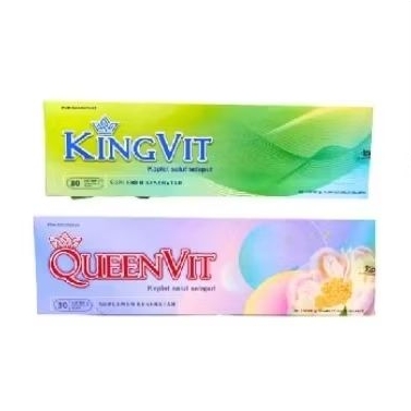 PAKET PROMIL - KINGVIT QUEENVIT BOX ISI 30 TABLET