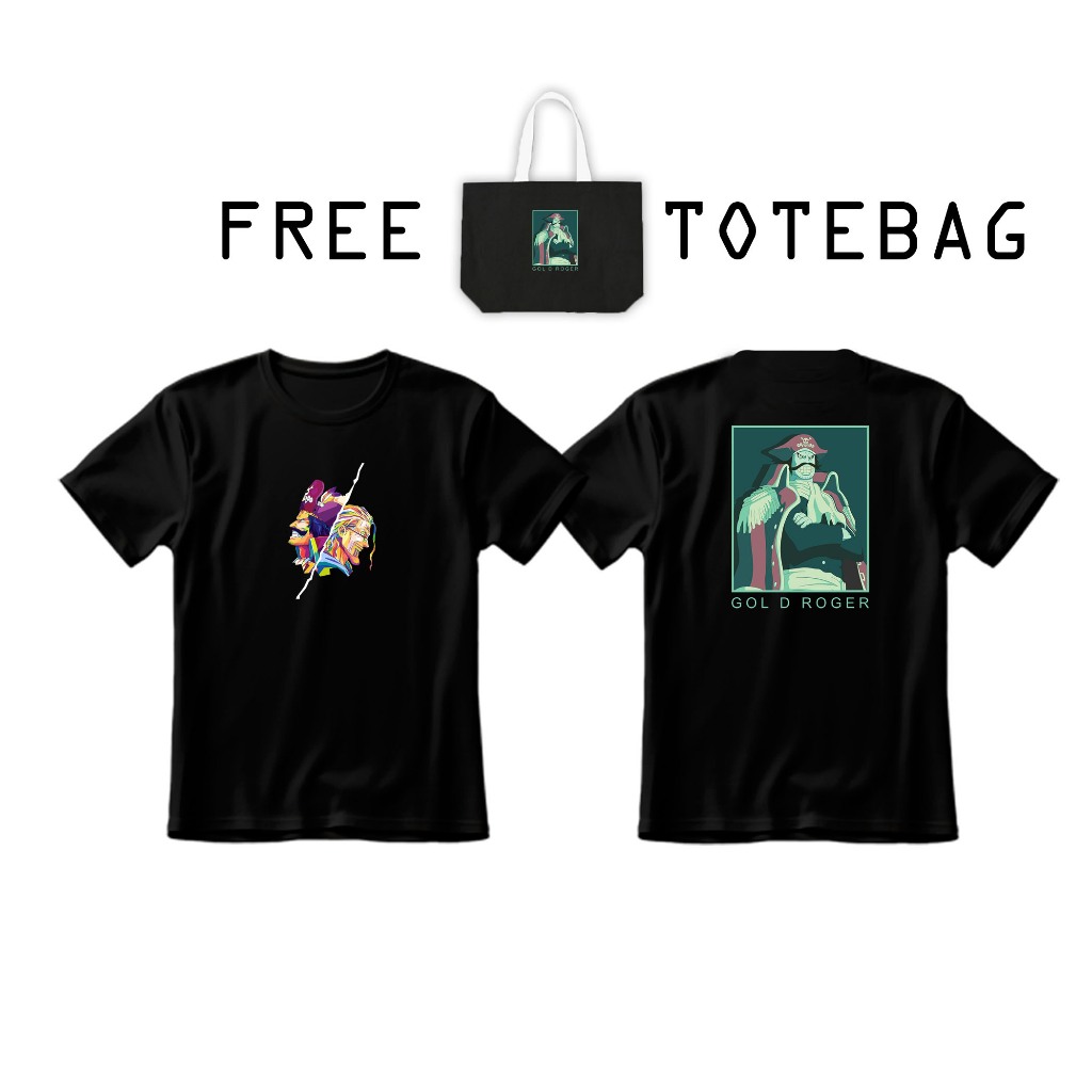 KAOS ONE PIECE GOL D. ROGER SERIES / KAOS ONE PIECE / KAOS ROGER / TSHIRT ONE PIECE
