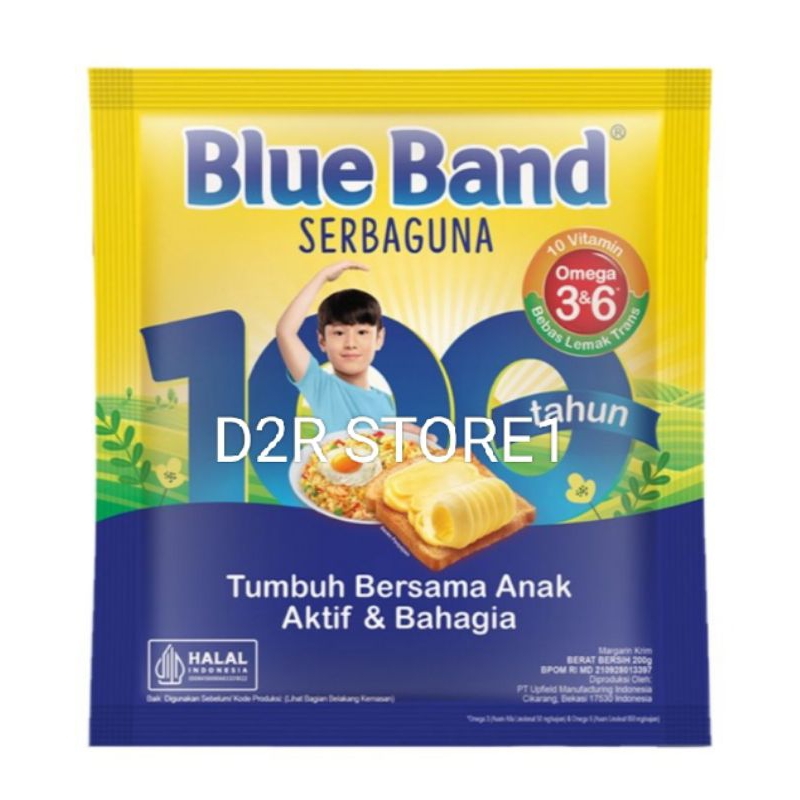 

blue band serbaguna 200 grm kemasan