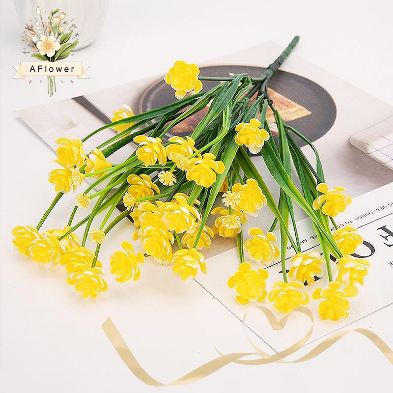 Bunga Hias Plastik Bunga Rumput Kecil Artificial Babybreath Tanaman Hias Plastik