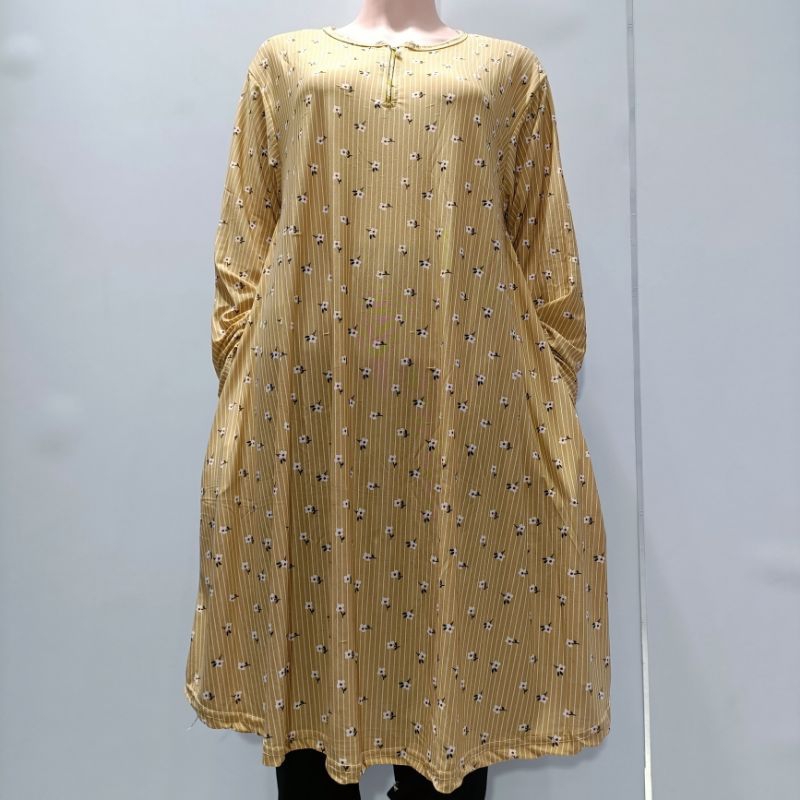 Tunik Kanaya Terbaru Jersey Korea Super Jumbo ter laris Ukuran LD 120-160 PB 105
