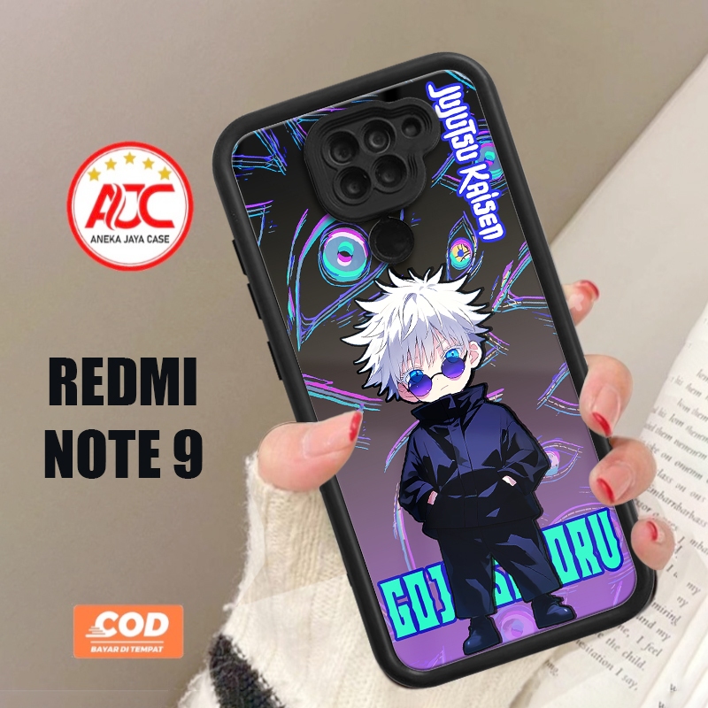 Case REDMI NOTE 9 Motif ANIME JUJUTSU KAISEN Terbaru - Softcase Hardcase Glossy Premium Termurah Ber