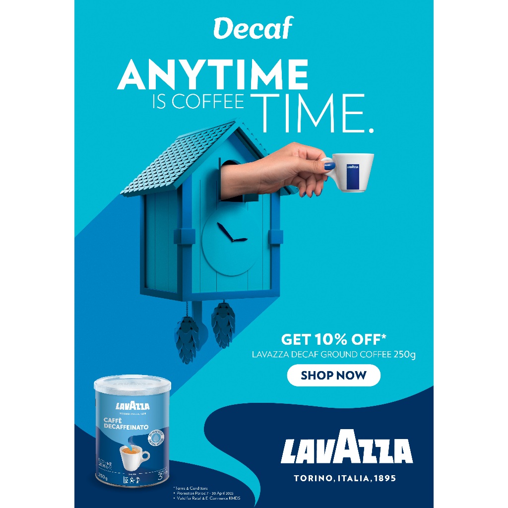 

Lavazza Coffe Caffe Decaffeinato Ground 250 gr