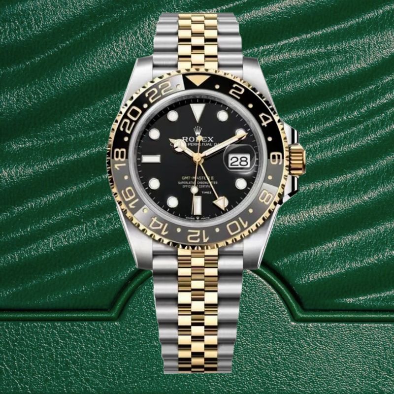 ROLEX 100% Asli Rolex GMT-Master ll m126713GRNR-0001 ROLEX jam tangan ori gmt master ii Jam tangan p