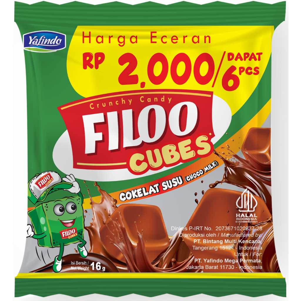 

Filoo Cube Cokelat Eceran 2000
