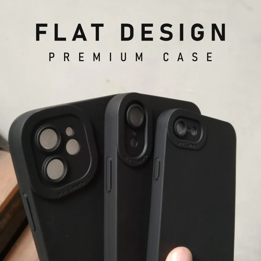 Case Samsung Galaxy J7+ / J7 PLUS Softcase Pro Camera Protection Warna Hitam Black Matte Big Eye Can