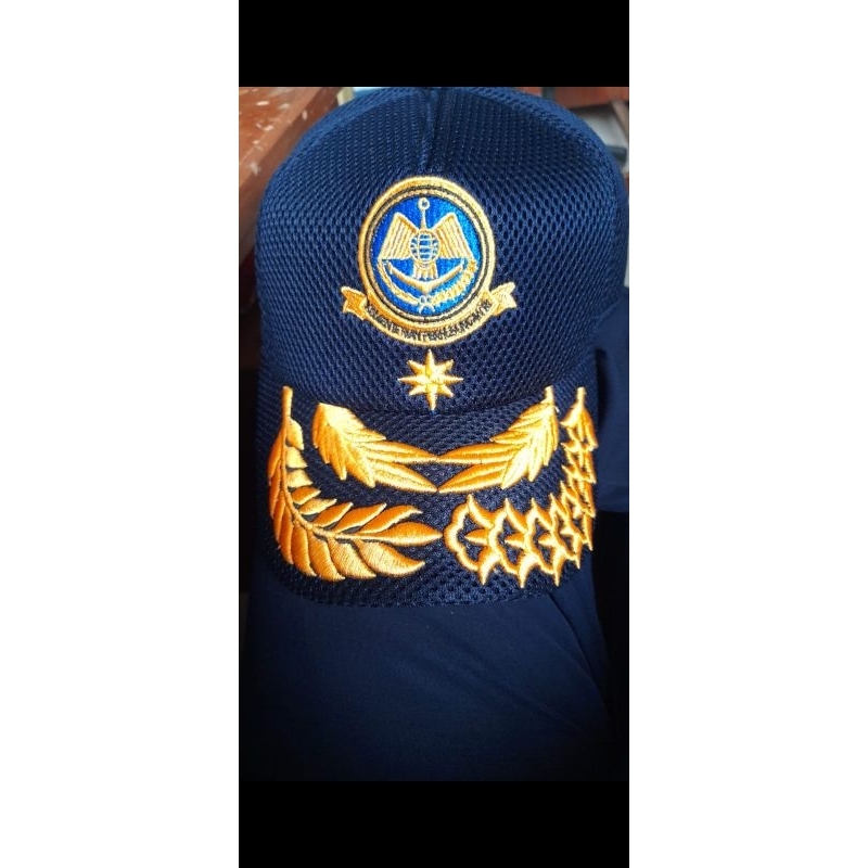 topi perhubungan 4C/pilkep dishub padi kapas