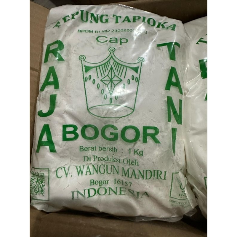 

tepung tapioka raja tani 1kg