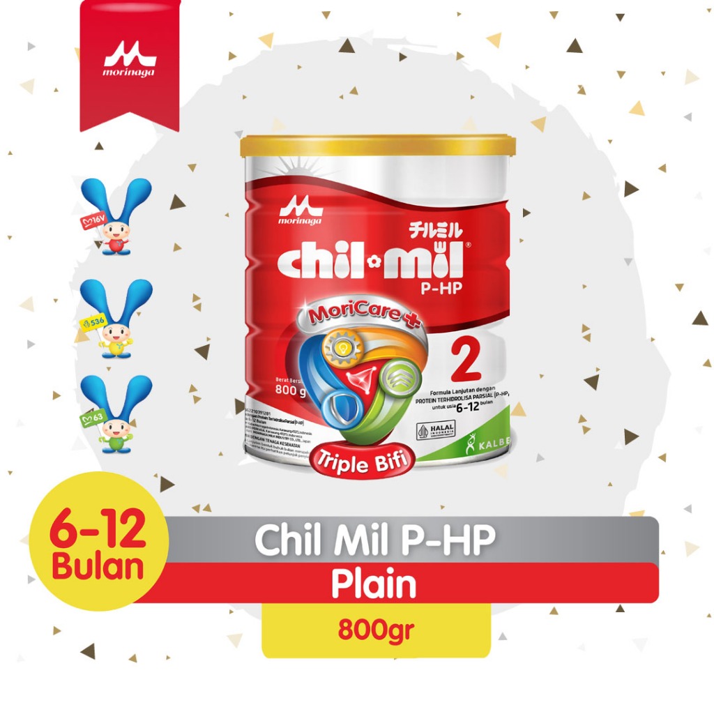 Morinaga Chil Mil PHP 800gr - Chil Mil P-HP Susu Formula Usia 6-12 Bulan 800 gr