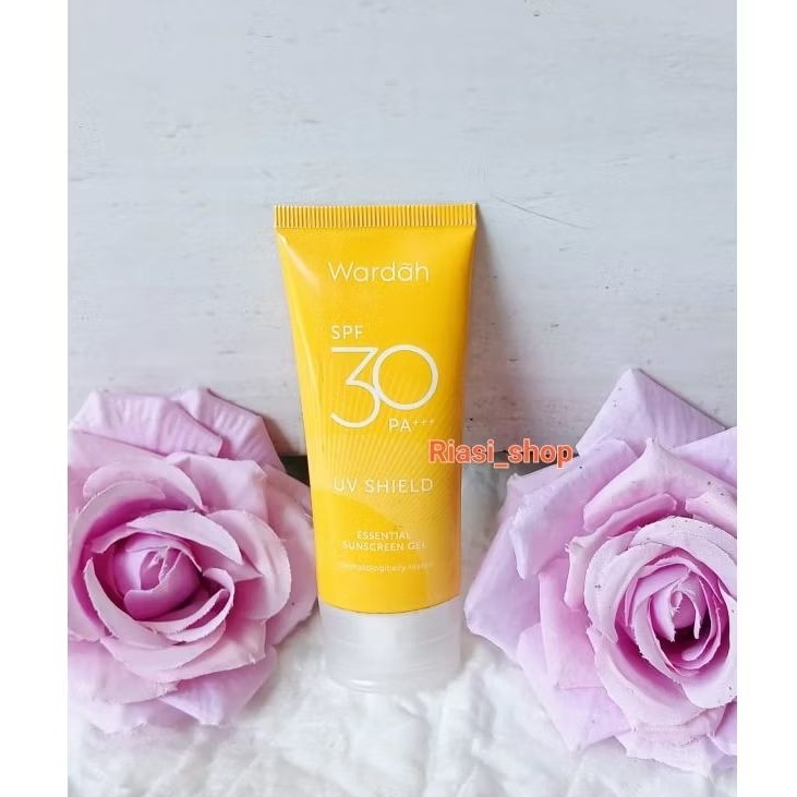 WARDAH UV Shield Essential Sunscreen Gel Wajah SPF 35 PA+++ 40ml - Sunblock Wajah Tabir Surya Sunscr