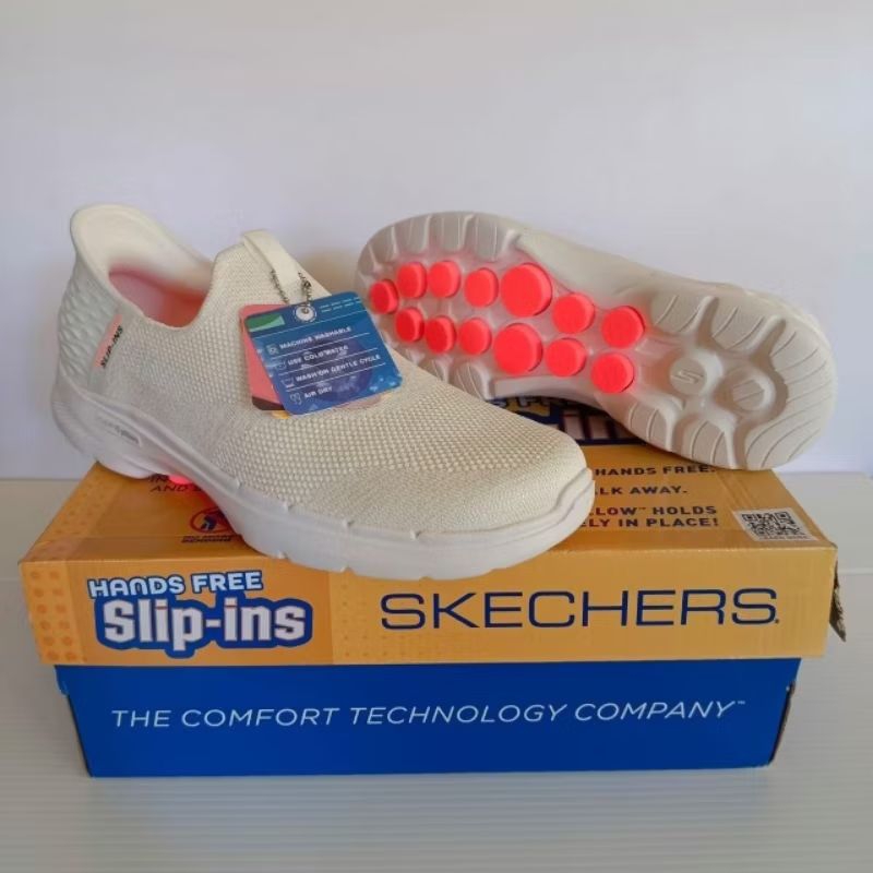 Sepatu Wanita Skechers GO WALK 6-FABULOUS VIEW 124569/OFWT
