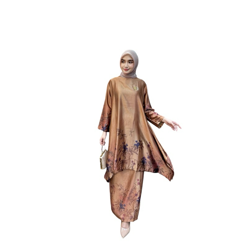 NONA RAISA SET ROK BAJU KURUNG CANTIK WANITA KEKINIAN GIES BUTIK