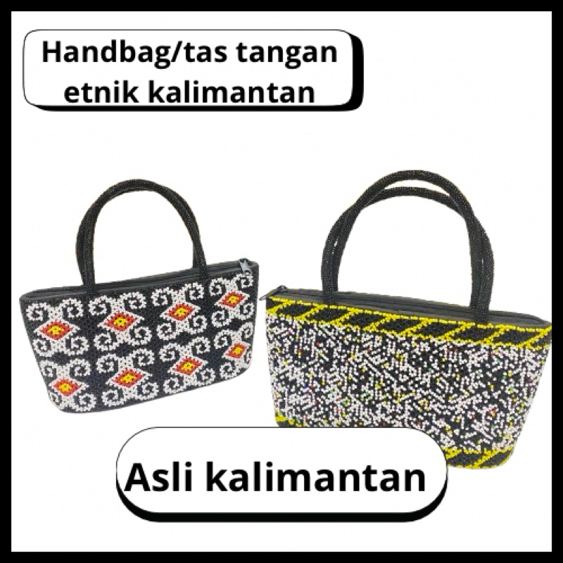 handbag manik etnik kalimantan / tas tangan manik etnik kalimantan / tas wanita etnik kalimantan