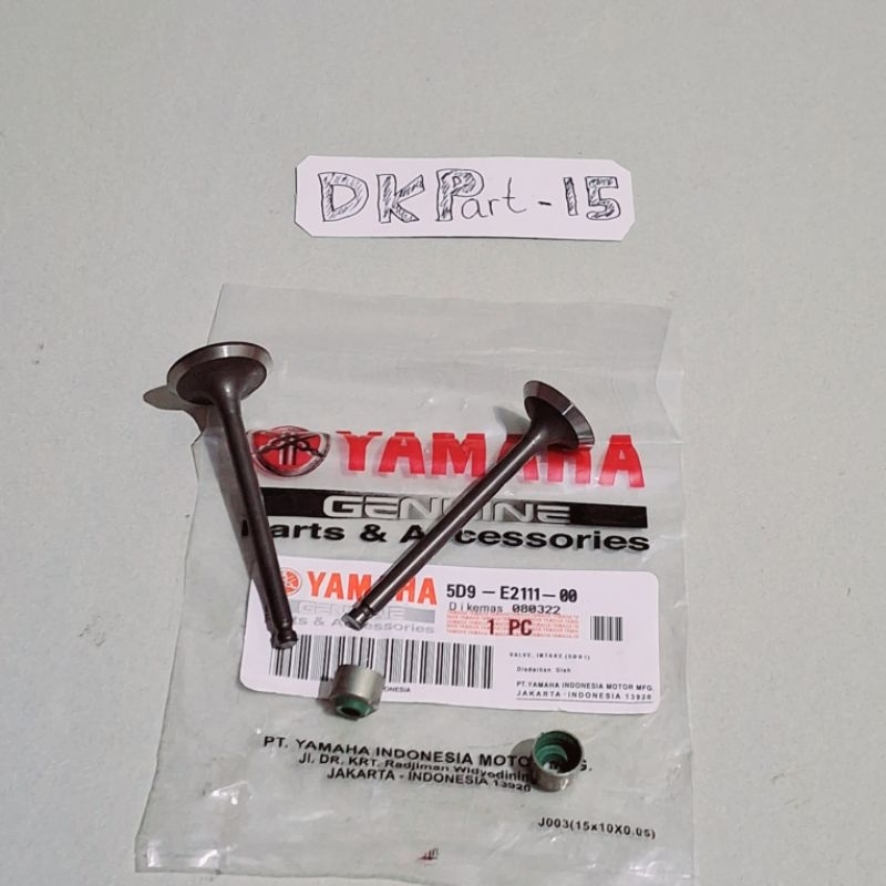 Klep set 5D9 payung klep ori yamaha plus seal klep yamaha vega zr jupiter z robot