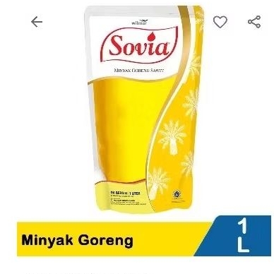 

sovia minyak goreng 1liter