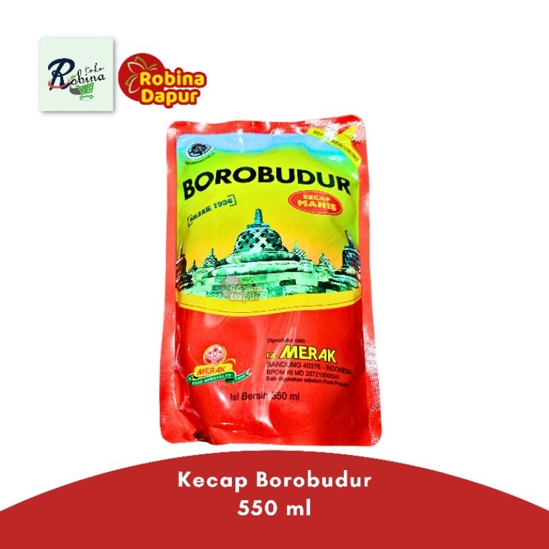 

Borobudur Kecap Manis Kemasan 550 ml