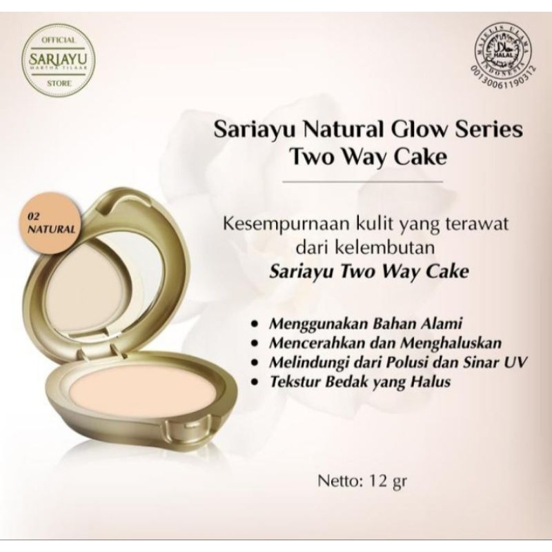 sariayu twocake SPF 15 bedak padat