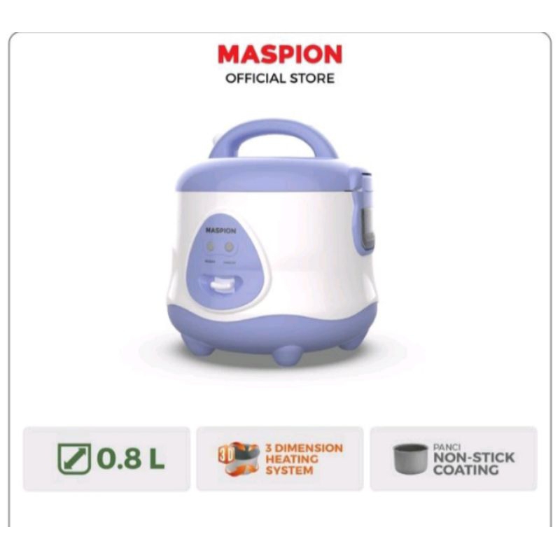 Maspion Rice Cooker 0,8 Liter EX 0618 / Maspion Magic Com 0,8 Liter EX 0618