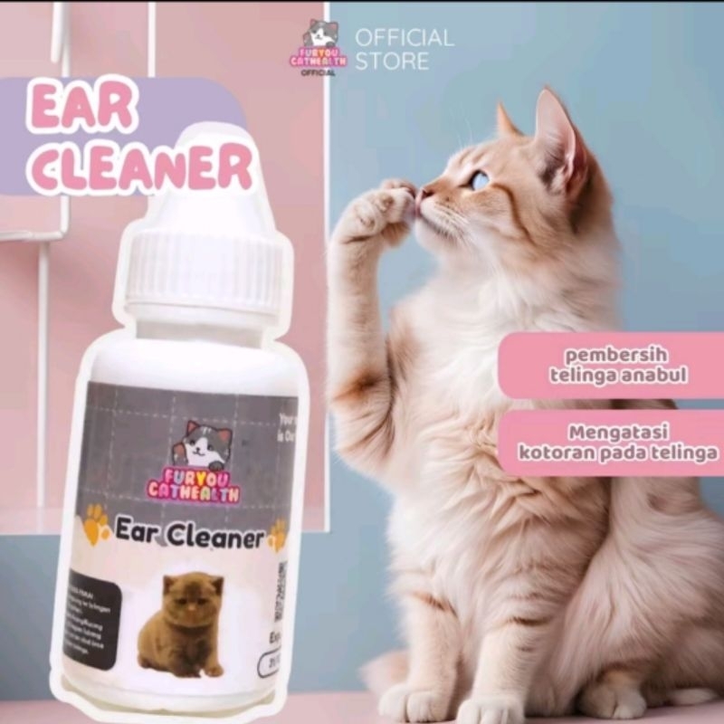 Ear cleaner kucing pembersih telinga kucing cairan pembersih telinga kucing