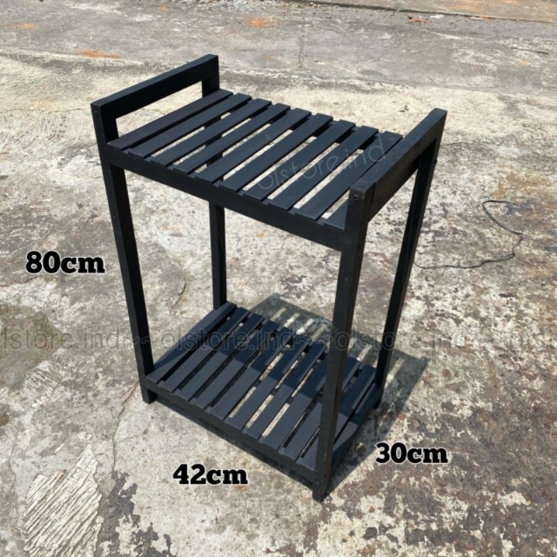 rak dapur premium kayu jati / rak aquarium / rak dispenser