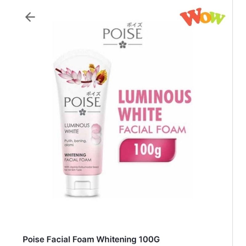 (1 PAKET ISI 2)Poise Luminous White 100gr