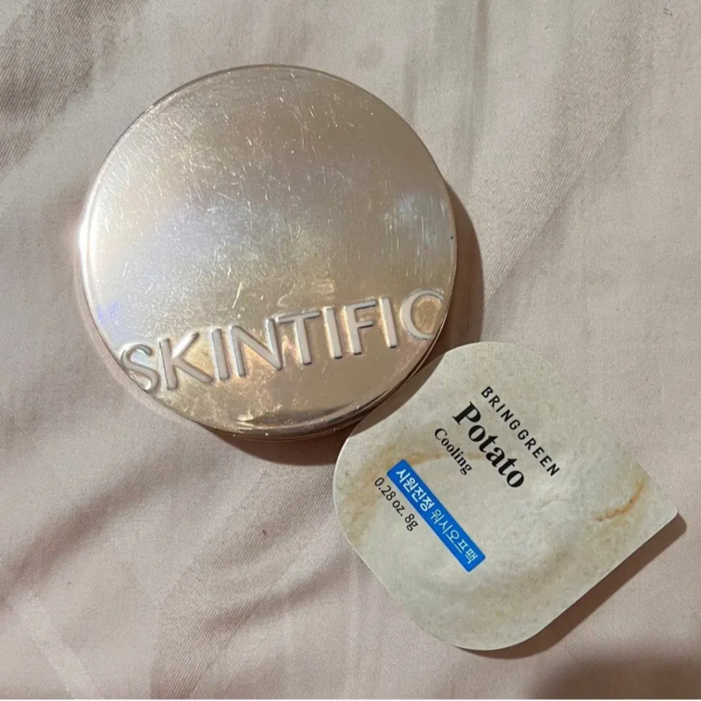 skintific cushion gold preloved