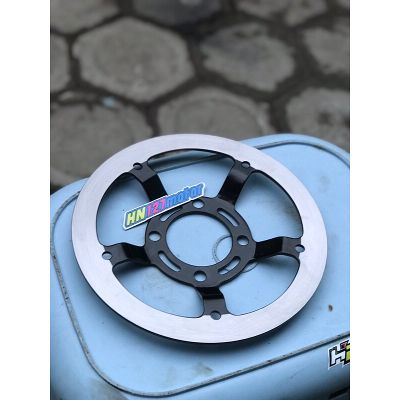 DISK CEKUNG WAVE BAUT 4 UK 200/220MM PIRINGAN CEKUNG BUTA BAUT 4