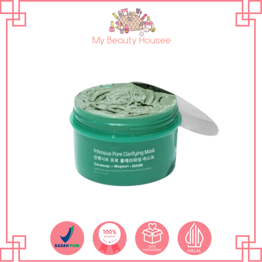 ELFORMULA INTENSIVE PORE CLARIFYING MUGWORT MASK - CLAY MASK MUD MASK ACNE