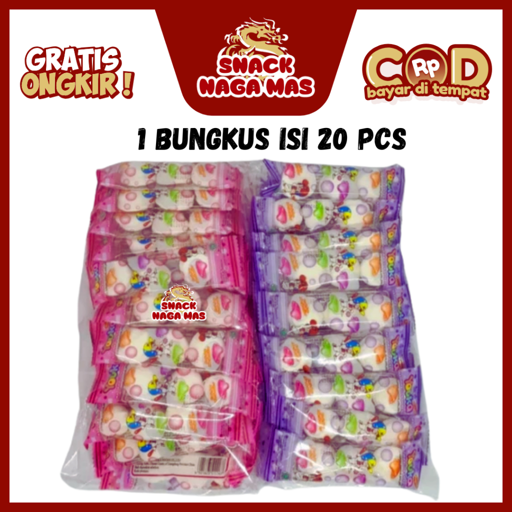 

YOUKA MARSHMALLOW BULAT 1 PCS ISI 3 [1 BUNGKUS ISI 20 PCS]