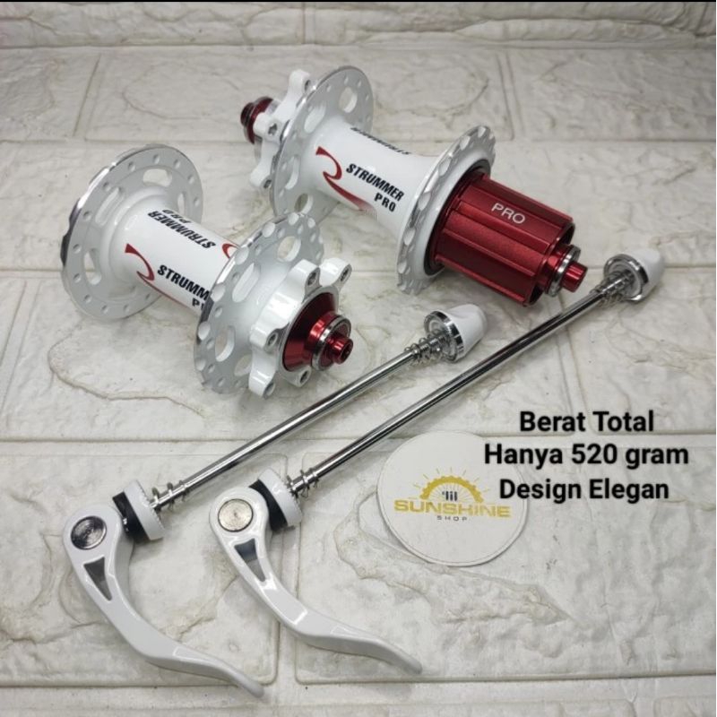 Hub Freehub 32H STRUMMER PRO Suara Jangkrik Disc Brake 6 Bolt Alloy Super Ringan