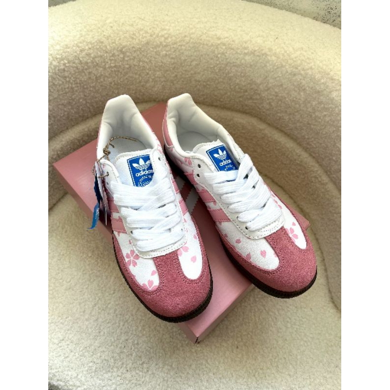 ADDS001 Pink Peach Sepatu wanita sepatu korea Sneakers