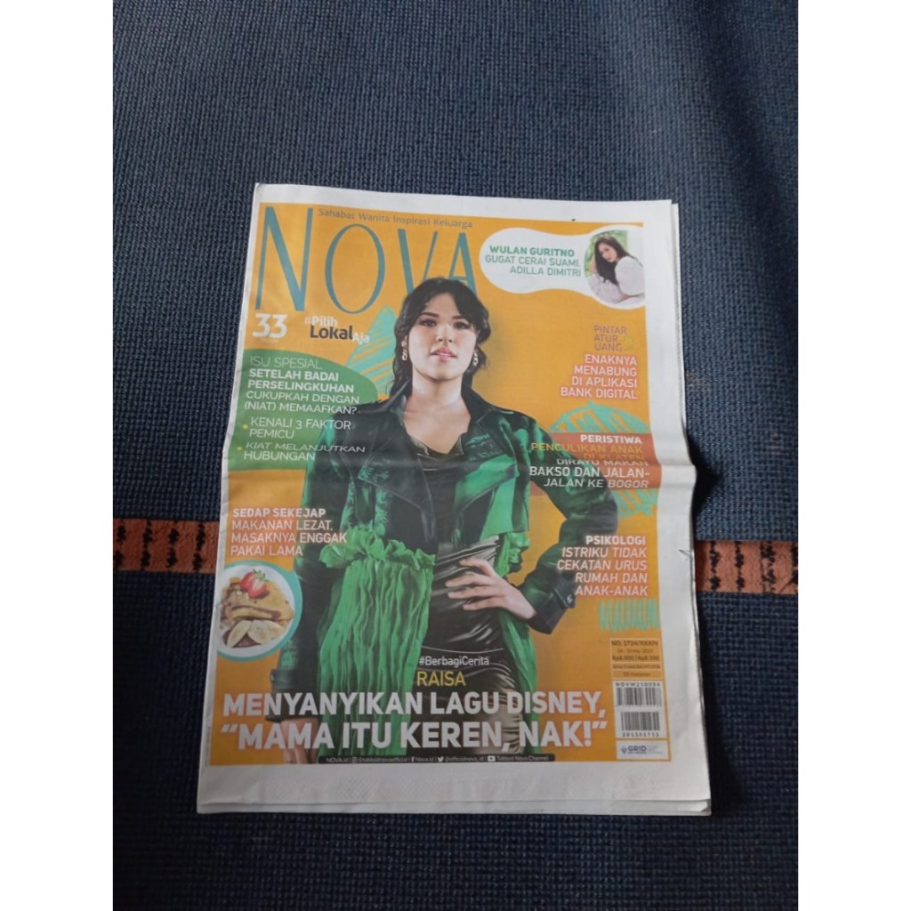 Tabloid Nova Raisa Menyanyikan lagu Disney edisi 2021