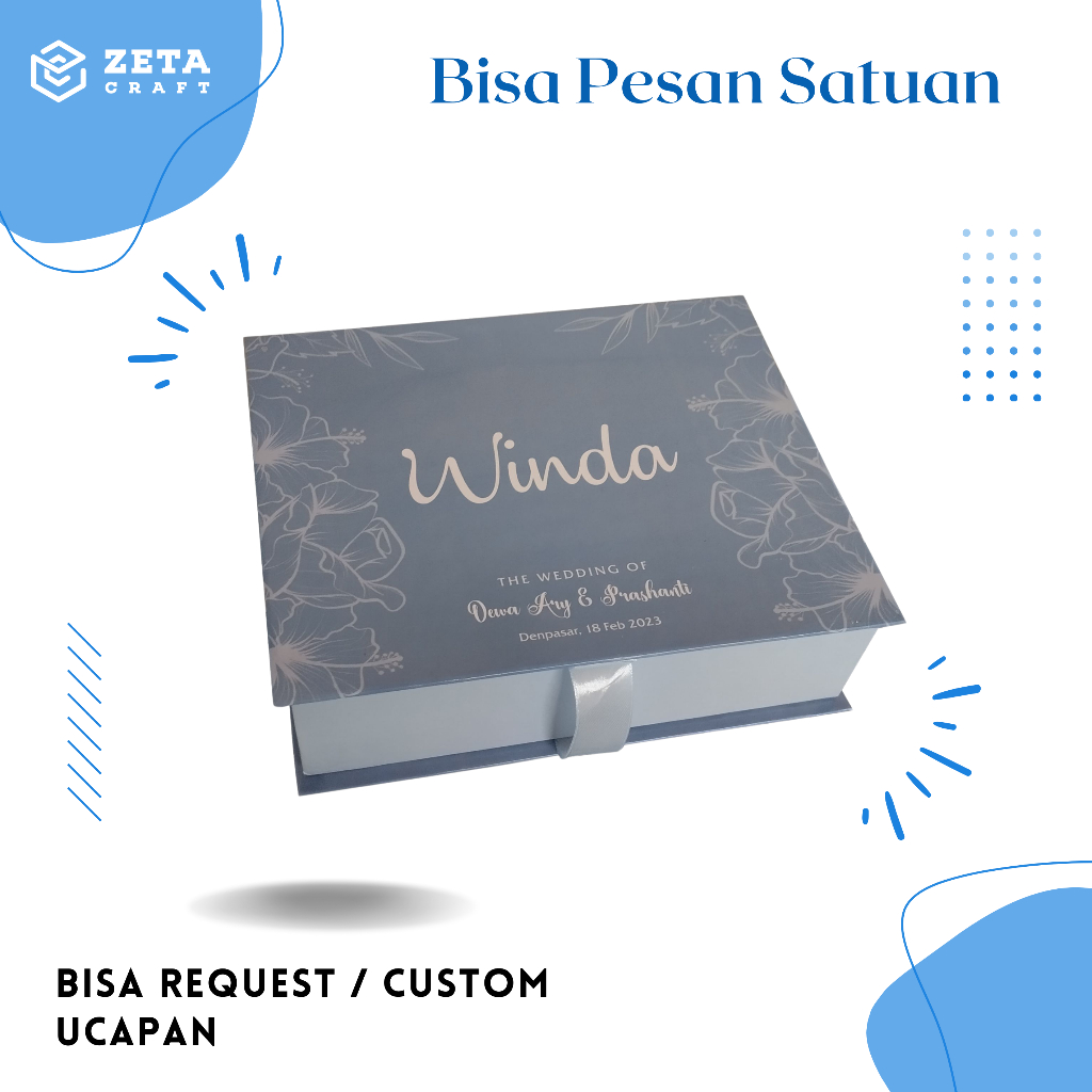 

Bridesmaid Box / Box Nikah / Groomsman Box / Kotak Kado Warna / Box Pita / Giftbox / Box Kado / Box Skincare / Hardbox Custom / Box Buka Pita / Box Hijab / Box Tebal / Box Hadiah / Box Kemasan