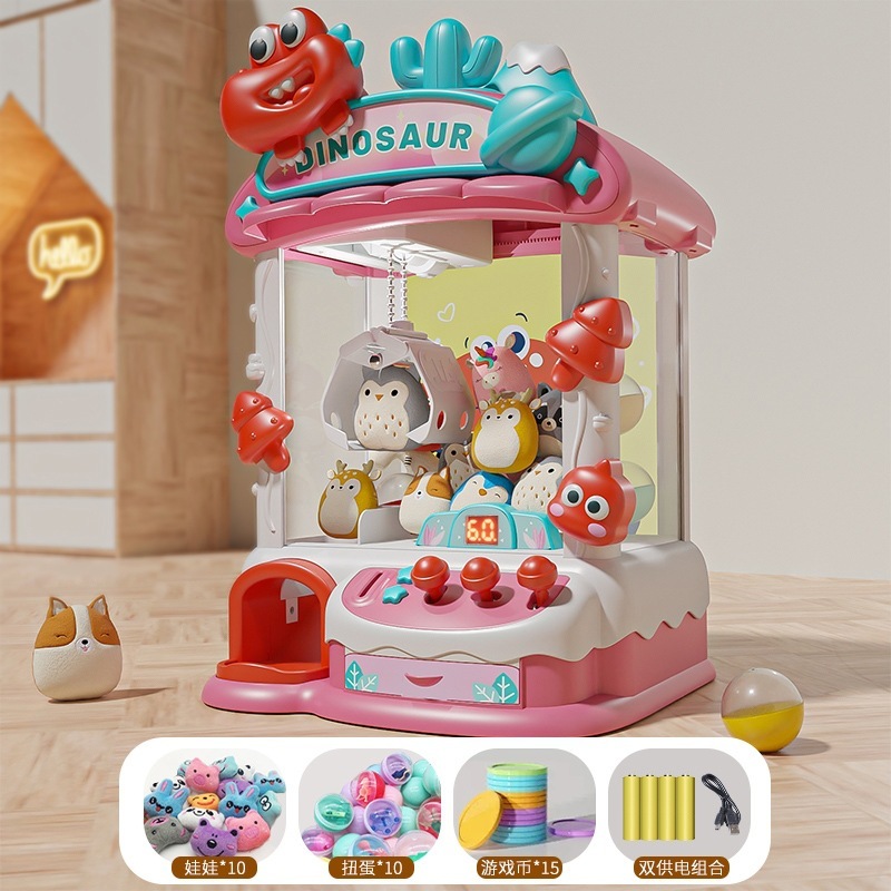 DIY 2024 MAINAN ANAK MODEL PONI UNICORN ADA PROJEKTOR CLAW MACHINE MESIN CABIT BONEKA BOLA PAKAI KOI