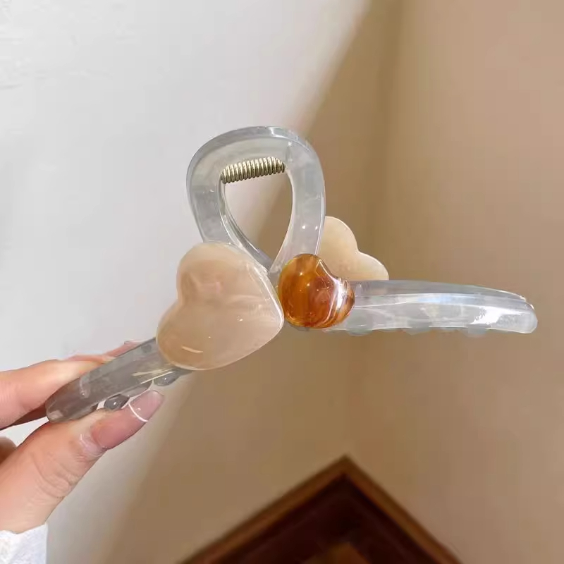 

Desain: klip pegangan keju lucu, polka dot kontras, tombol bintang, klip busur, gadis klip hiu besar baru