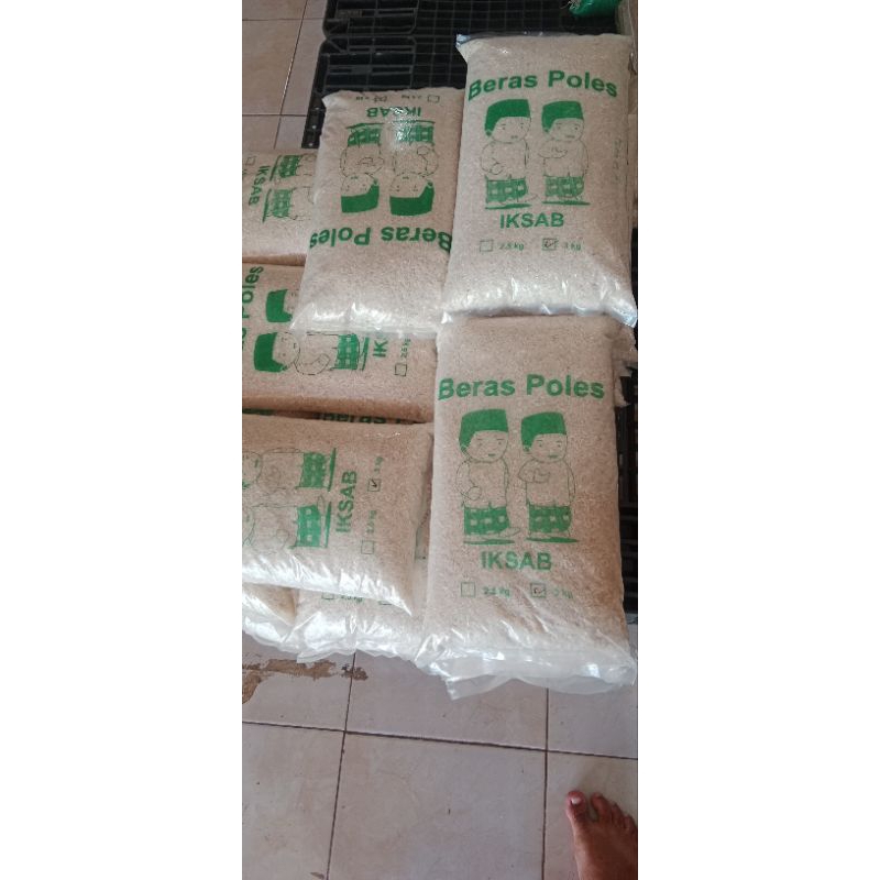 

Beras Poles IKSAB kemasan 3Kg