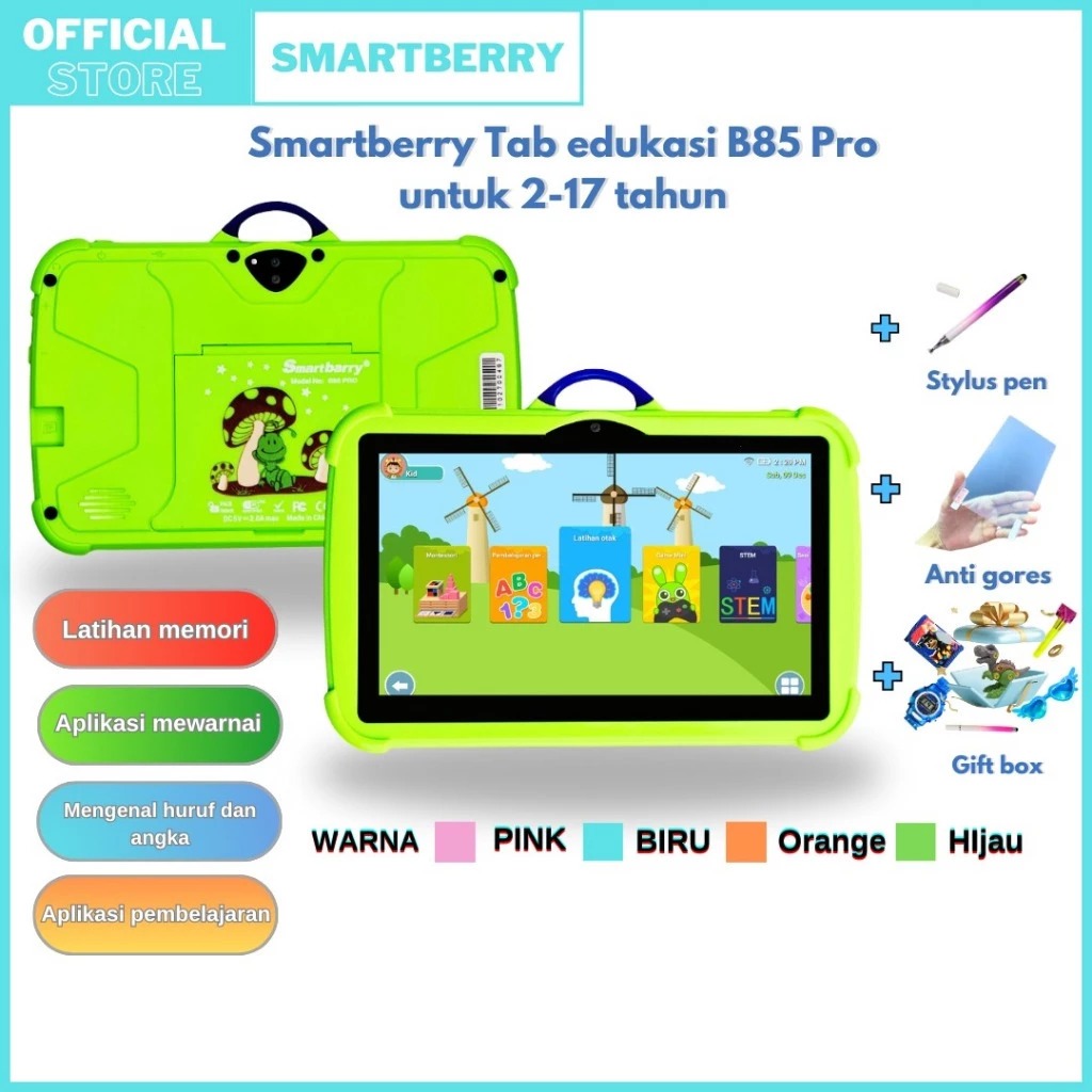 【FIASH SALE】Tablet PC Baru Galaxy A13 Ultra Kids Edition 6GB/128GB Tablet Android 7 inch Layar Full 