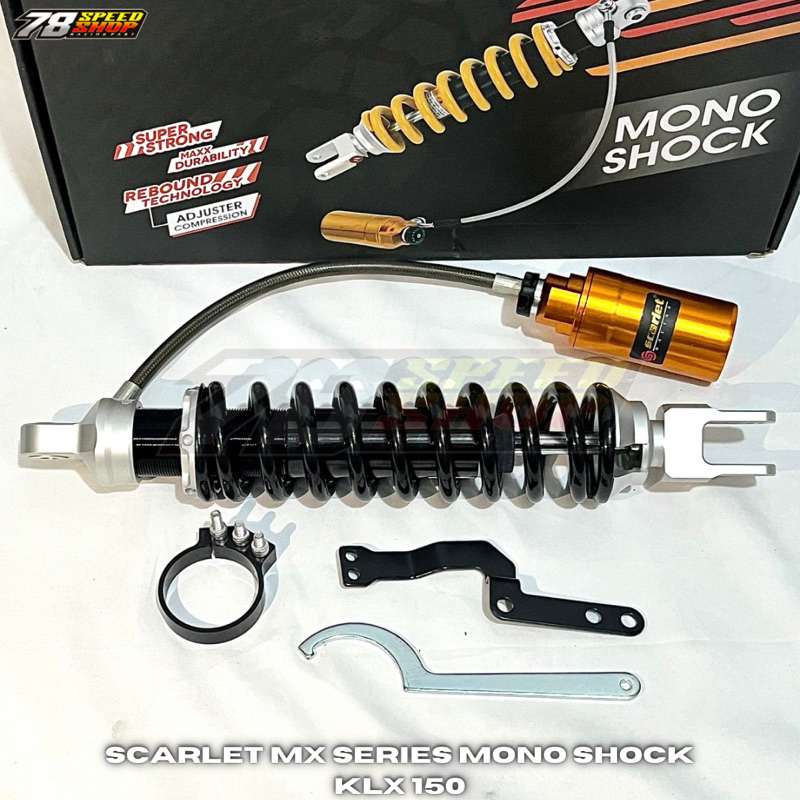 SHOK KLX | Shock Skok Shok Motor Klx Mono Shok Klx 150 Tabung Shok Klx Tabung Pisah Original Scarlet