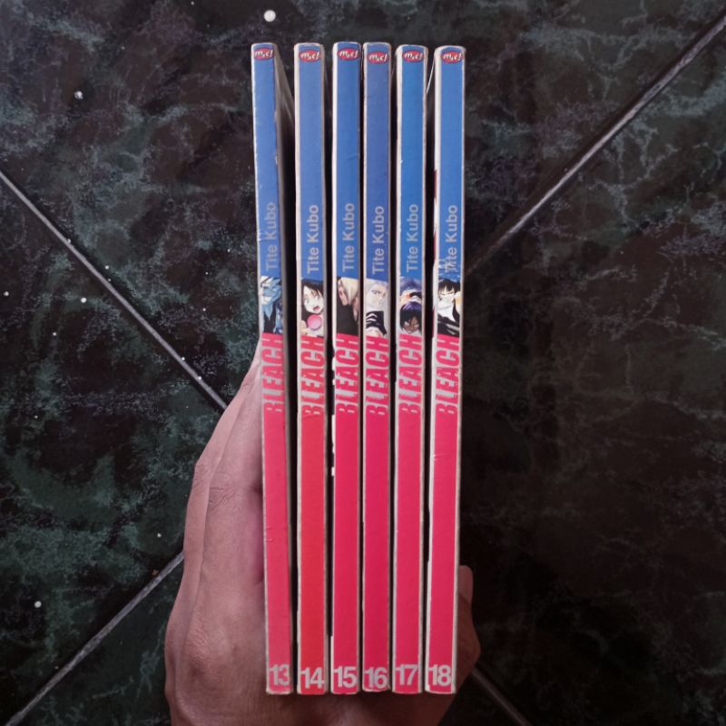 set Komik Manga Bleach Vol 13-18 Kolpri