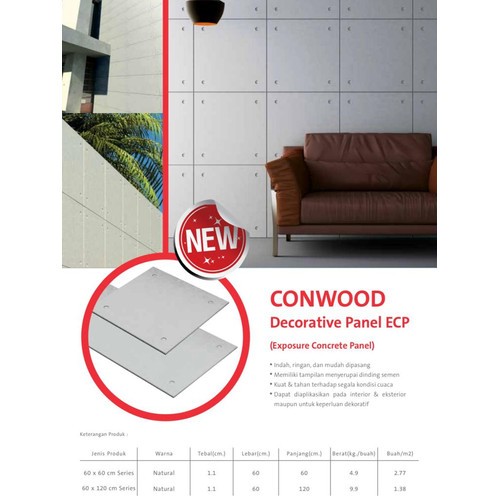Conwood Decorative Panel ECP (Exposed Calding Panel)