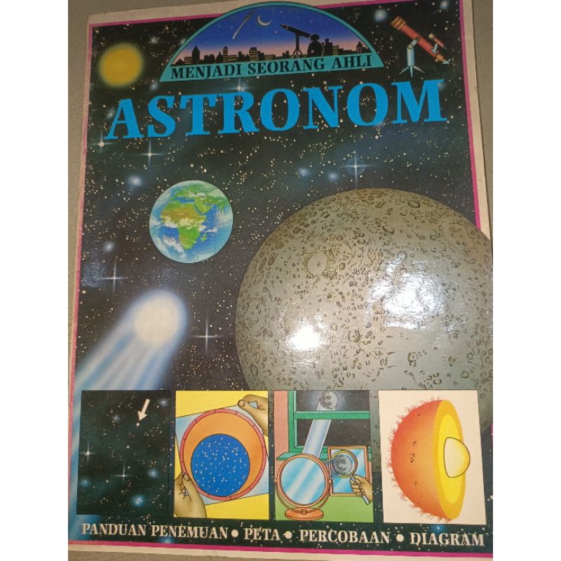 Buku Astronom, seri MENJADI SEORANG AHLI, buku ilmu pengetahuan tentang luar angkasa, cocok bagi ana