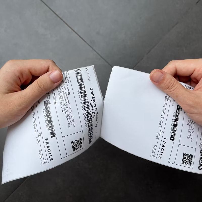 

JM Kertas Sticker Thermal Label Barcode 500 pcs 100x150 / 10x15 cm Stiker Label SPX 250PCS