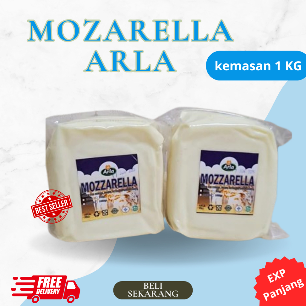 

Keju Mozarella Arla 1 KG / Mozzarella Cheese