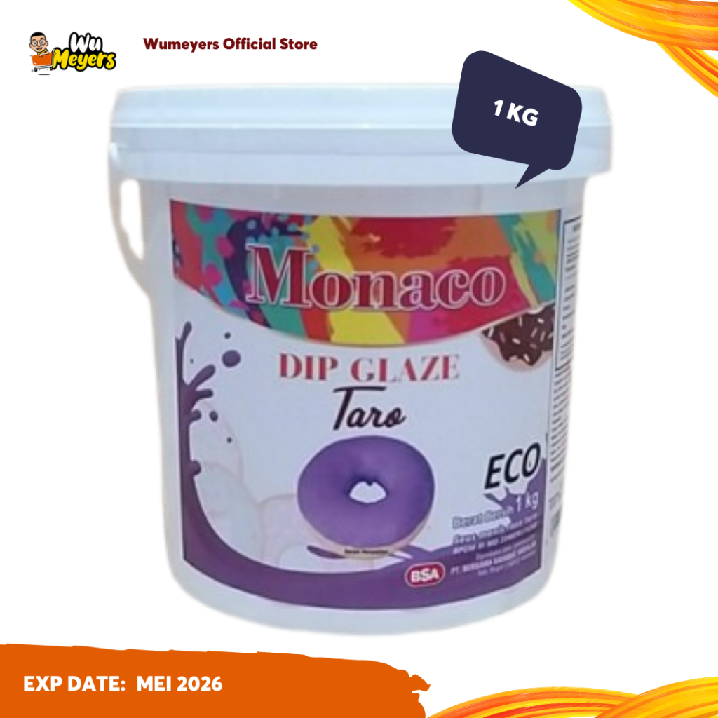 

Monaco Dip Glaze Taro Selai Olesan Monaco 1kg