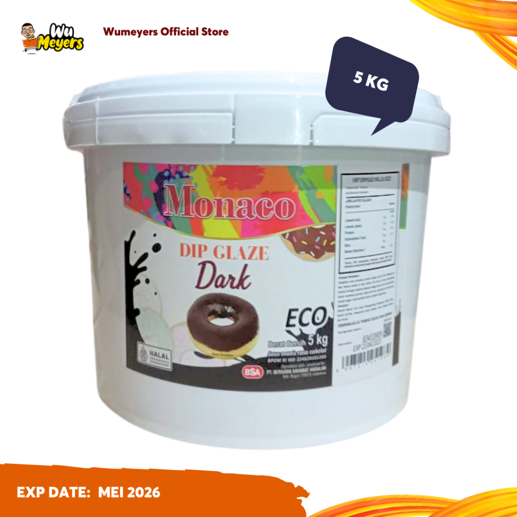 

Monaco Dip Glaze Dark Eco Selai Olesan Monaco 5kg