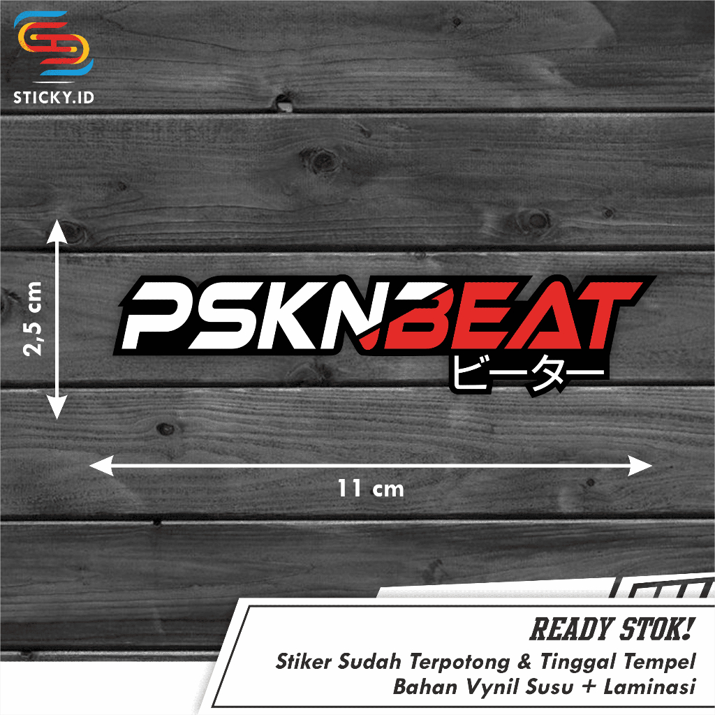 STICKER OTOMOTIF CUTTING MODIFIKASI - STIKER MOTOR PSKN BEAT WATERPROOF MOTOR MOBIL ALL VARIAN