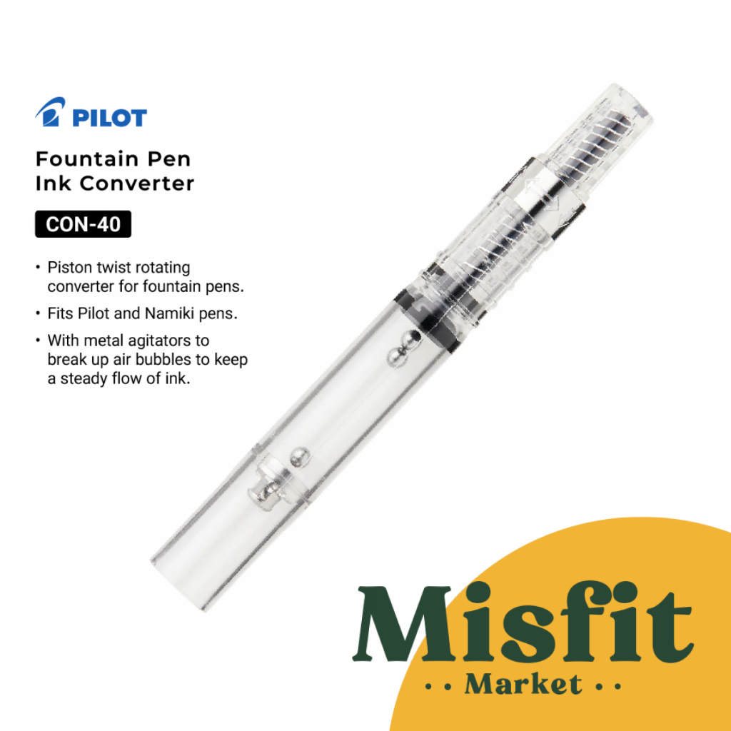 

Pilot CON-40 Fountain Pen Ink Converter Rotating Type Konverter Putar